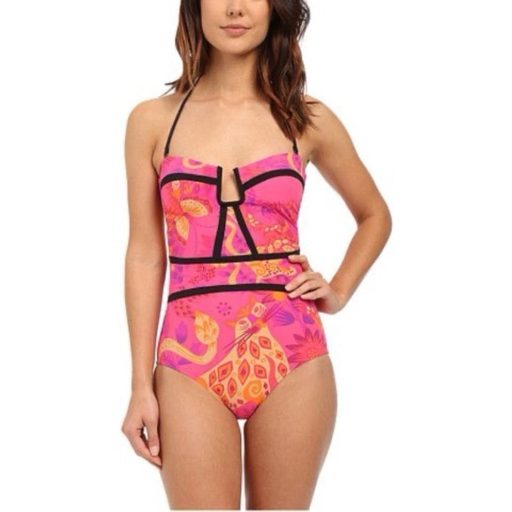 Nanette Lepore Jakarta Jaguar one piece swimsuit | size XS